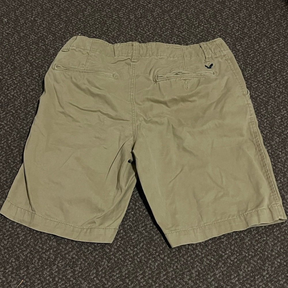 American Eagle Outfitters Tan Flat Front Shorts